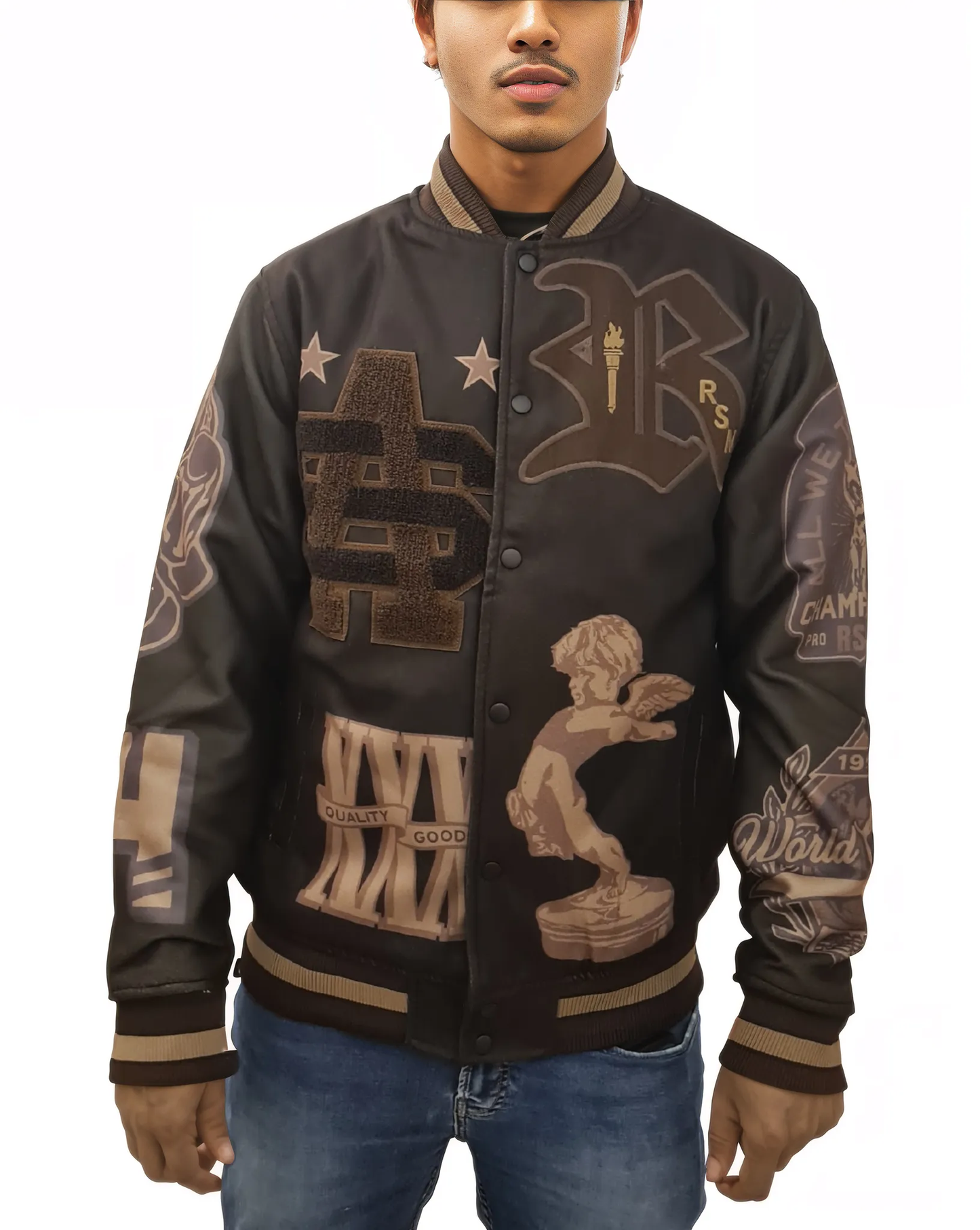 All We Trust Is Us Varsity Jacket