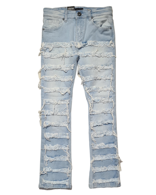 Kids Stacked Jeans 3364