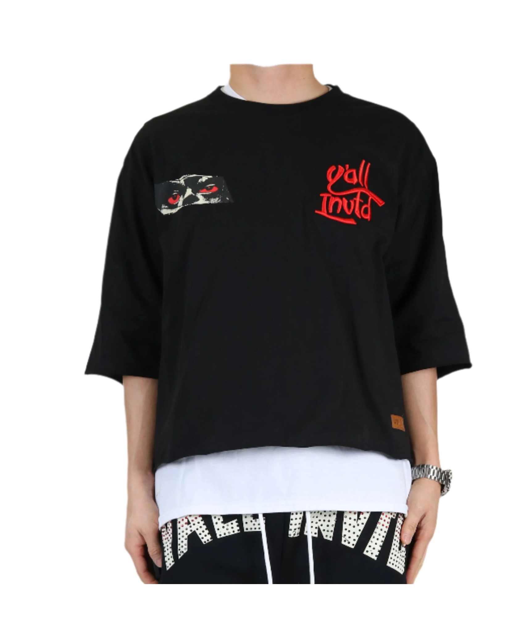 French Terry Crop Shirt
