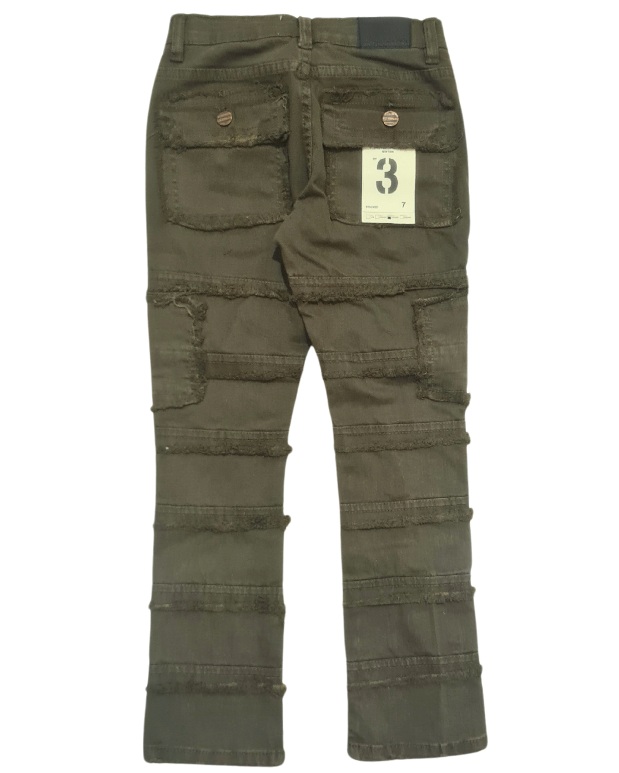 Kids Layer Stacked Denim Jeans 330044