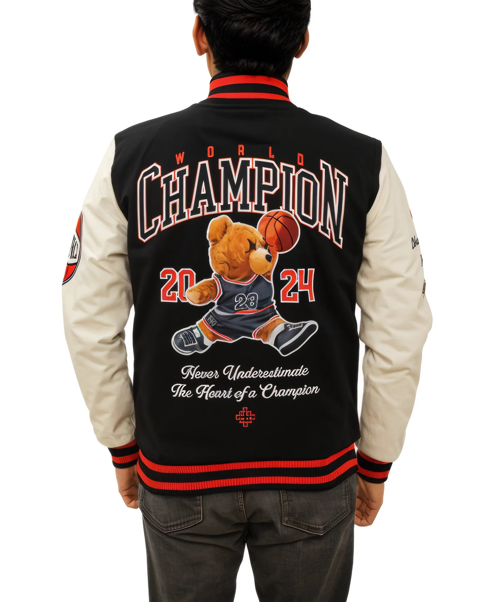 Basketball Champs Varsity Jacket