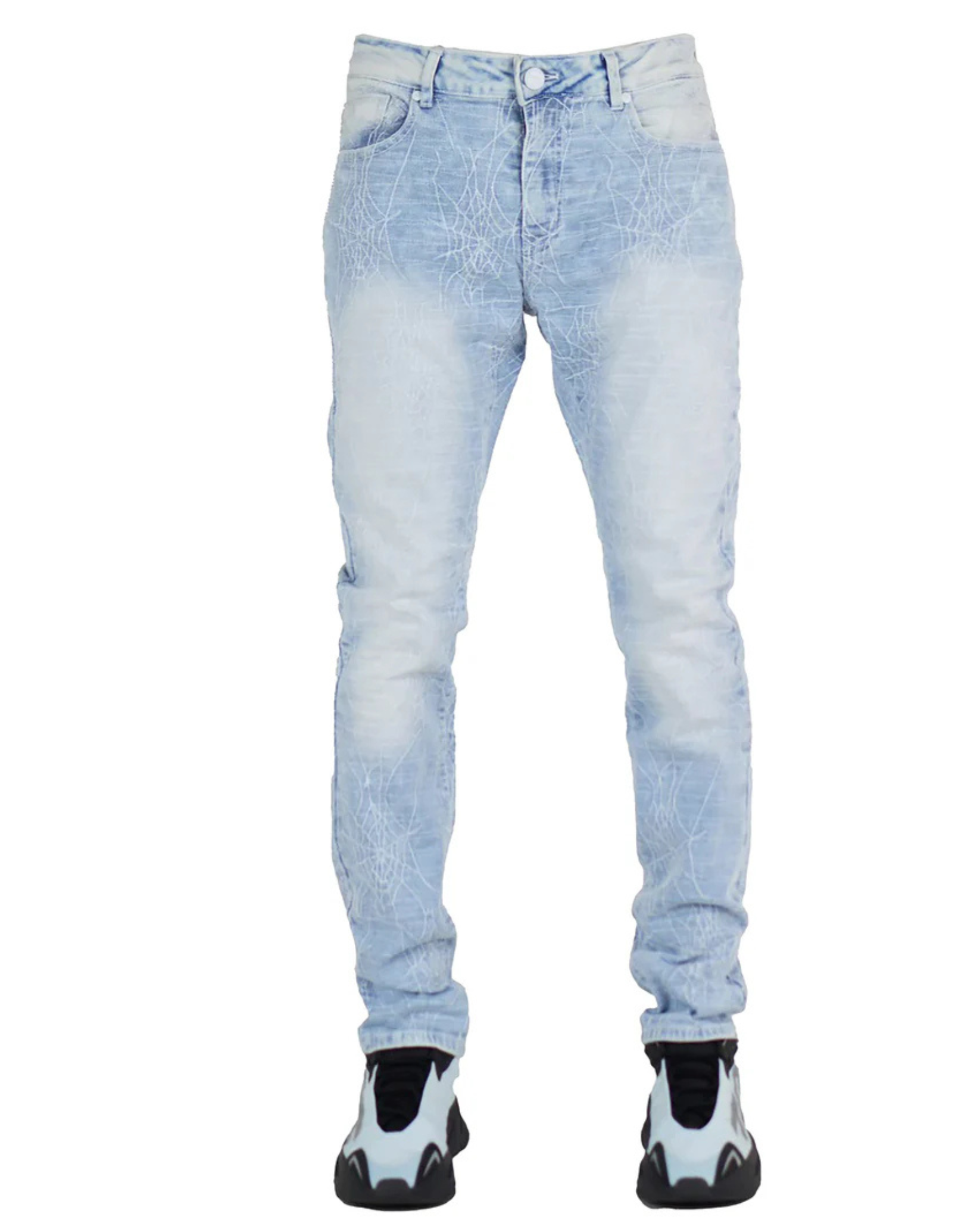 Spider Web Stacked Slim Fit Jean 3508