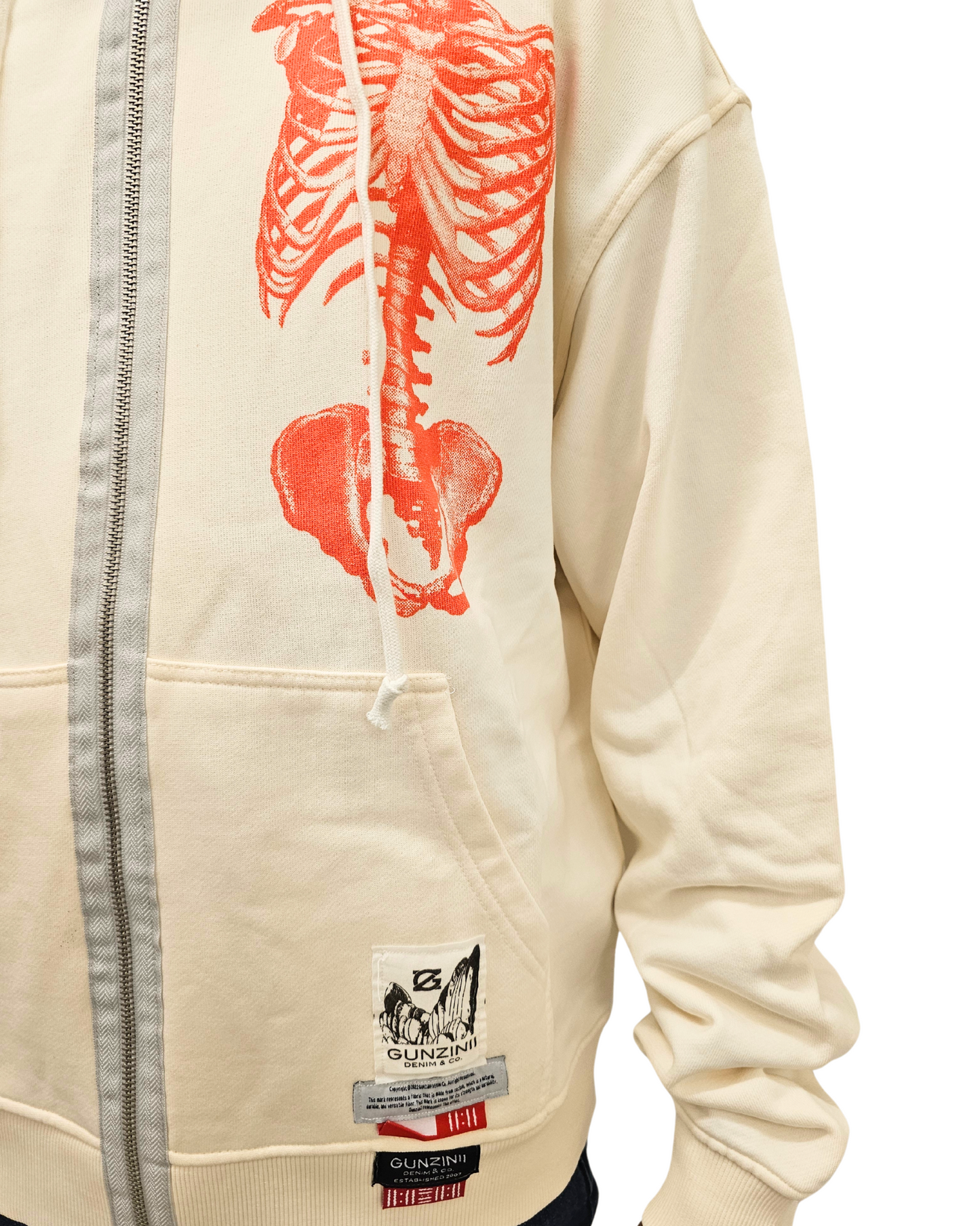 Skeleton Printed Hoodie