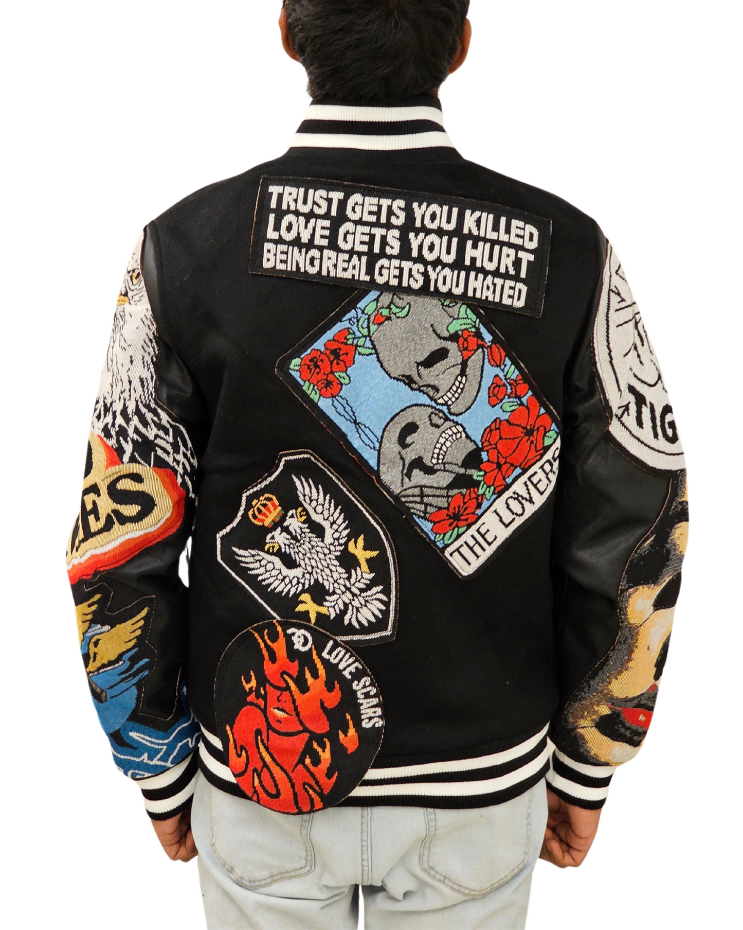 Love Scars Pastry Varsity Jacket