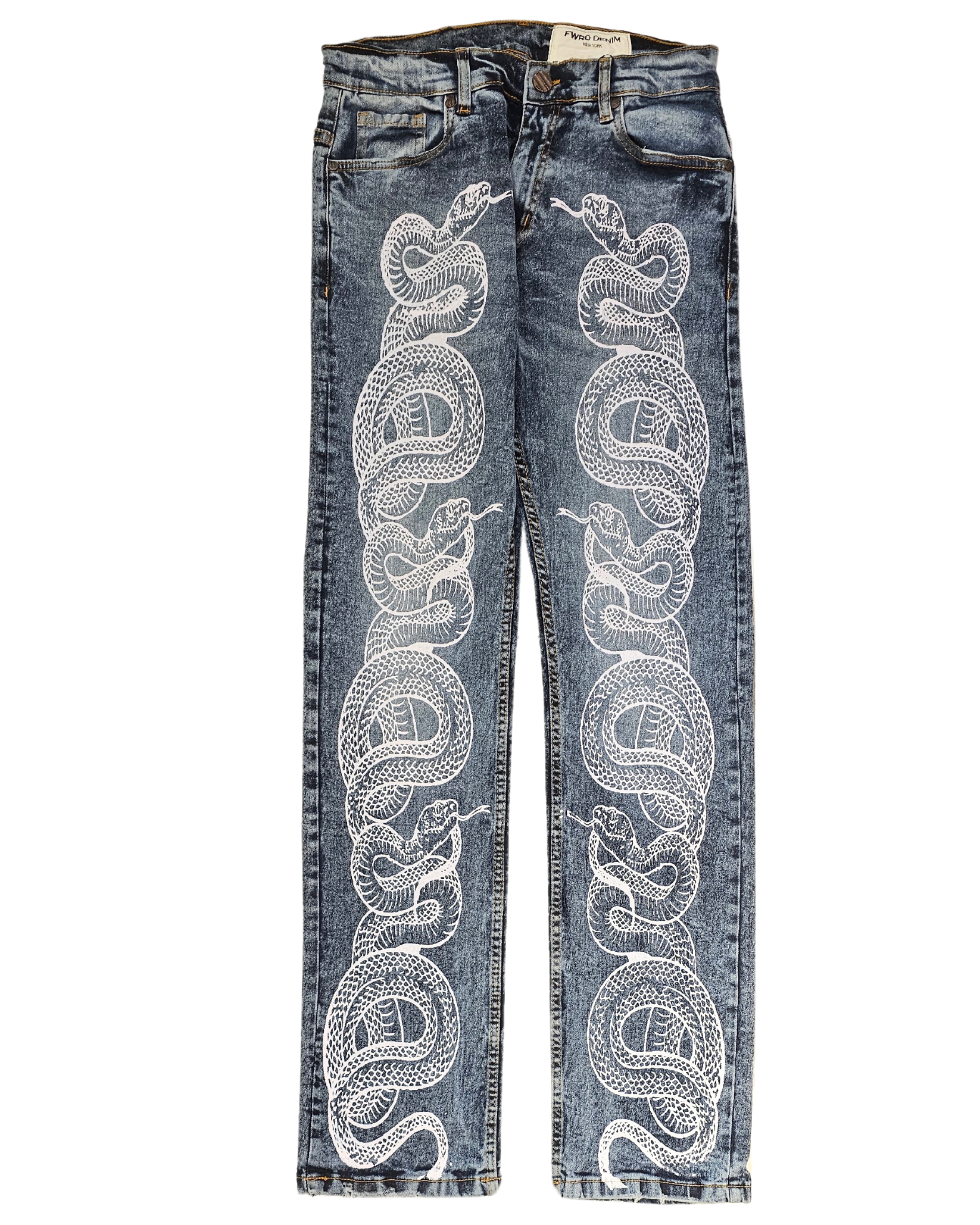 Snake Denim Jean