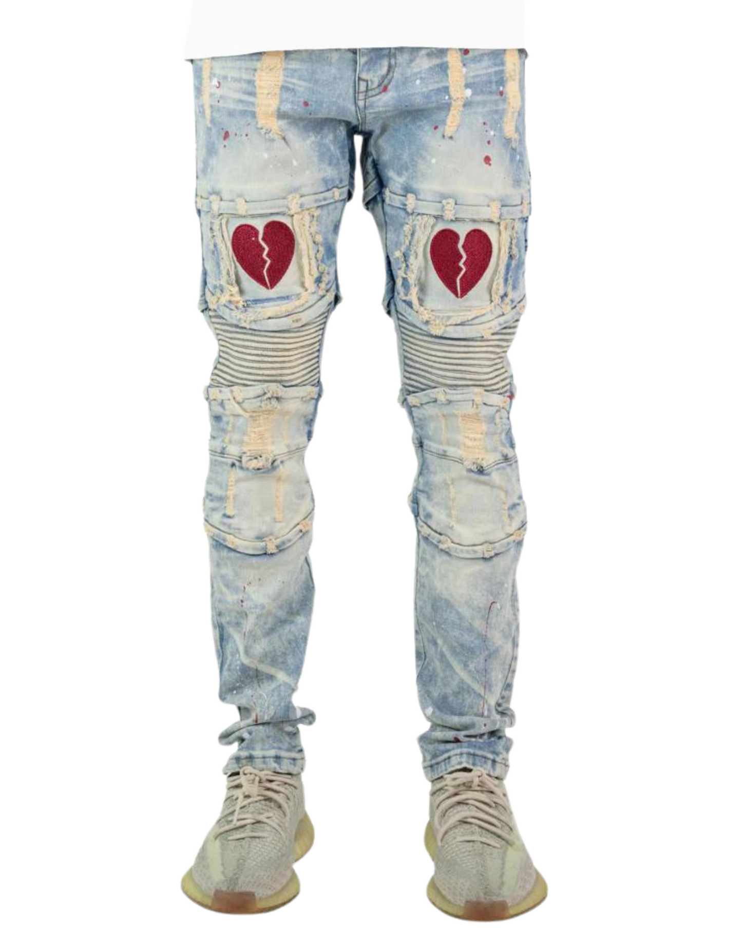 Broken Heart Slim Fit Jeans