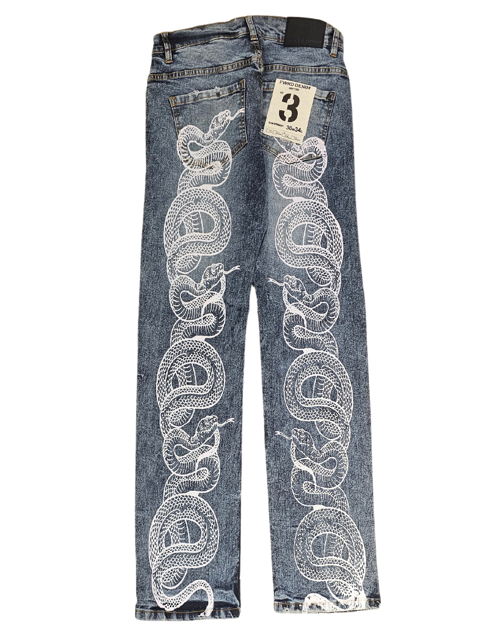 Snake Denim Jean