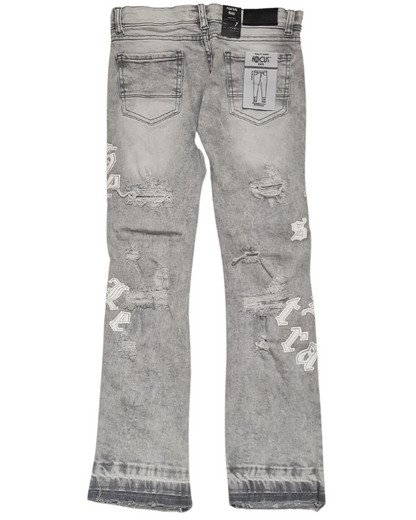 Kids Heartless Stacked Jeans 5241