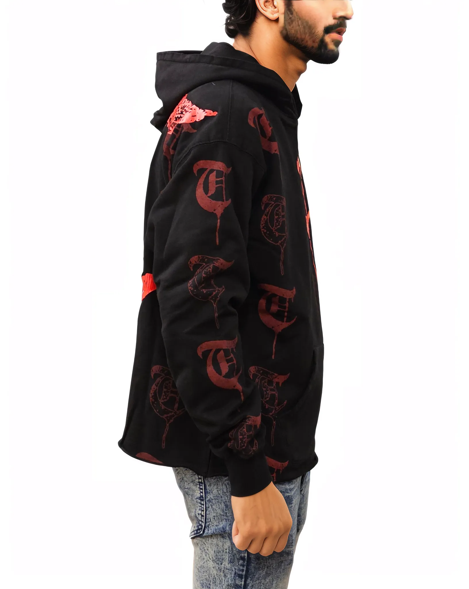 Ehab Pattern Hoodie