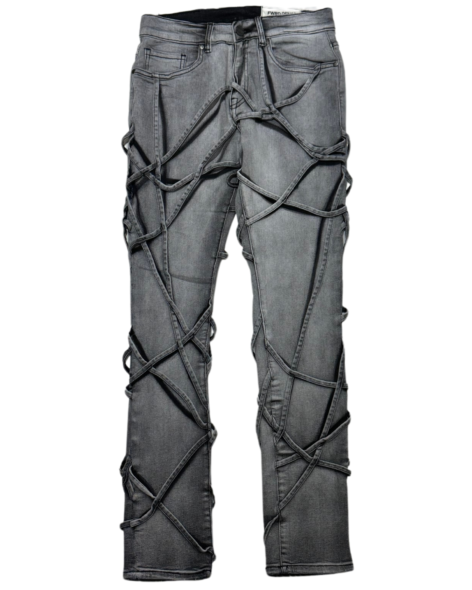 Rope Cross Slim Fit Jeans 330049