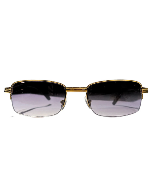 Half Frame Vintage Sunglasses