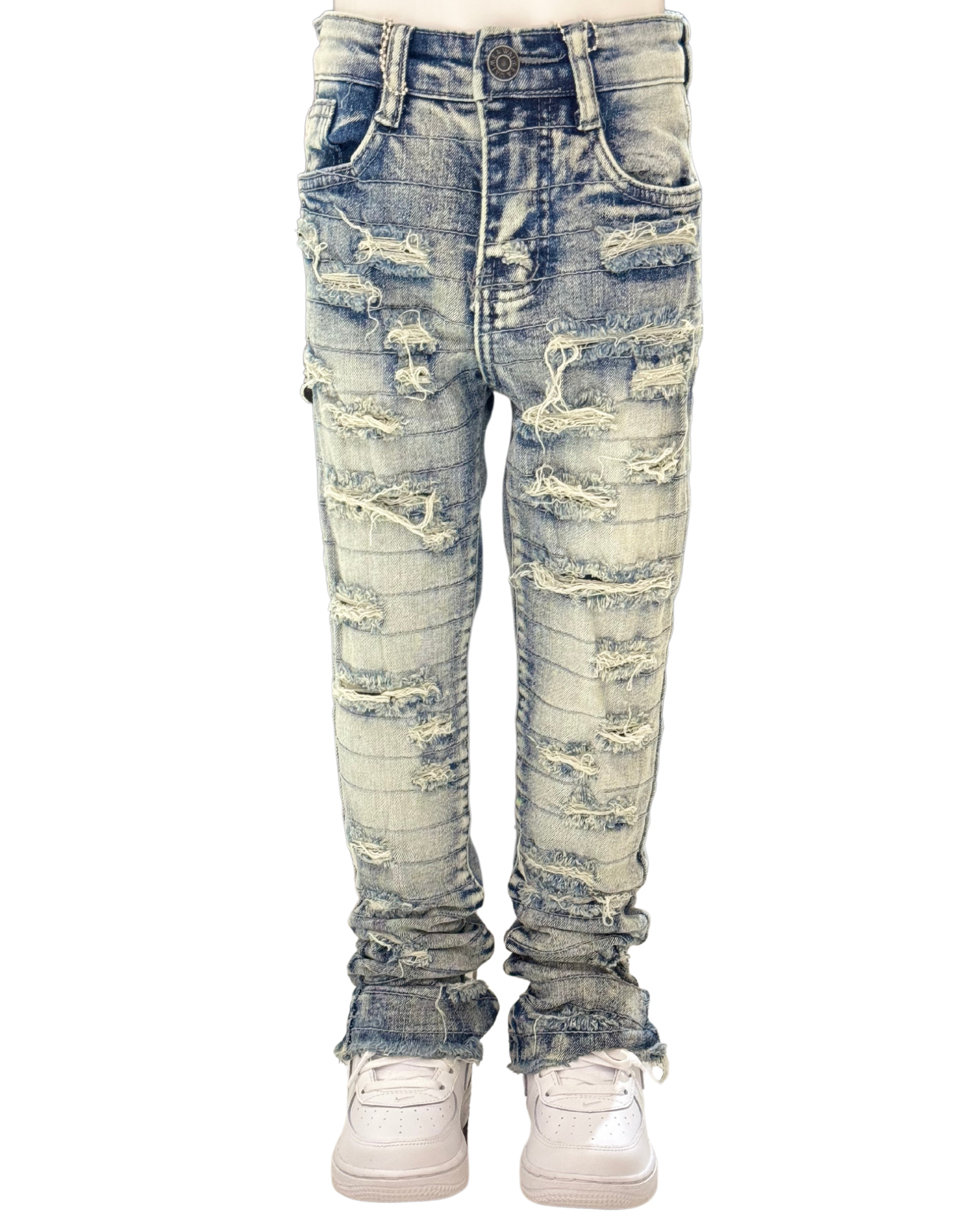 Kids Stacked Jeans 5834