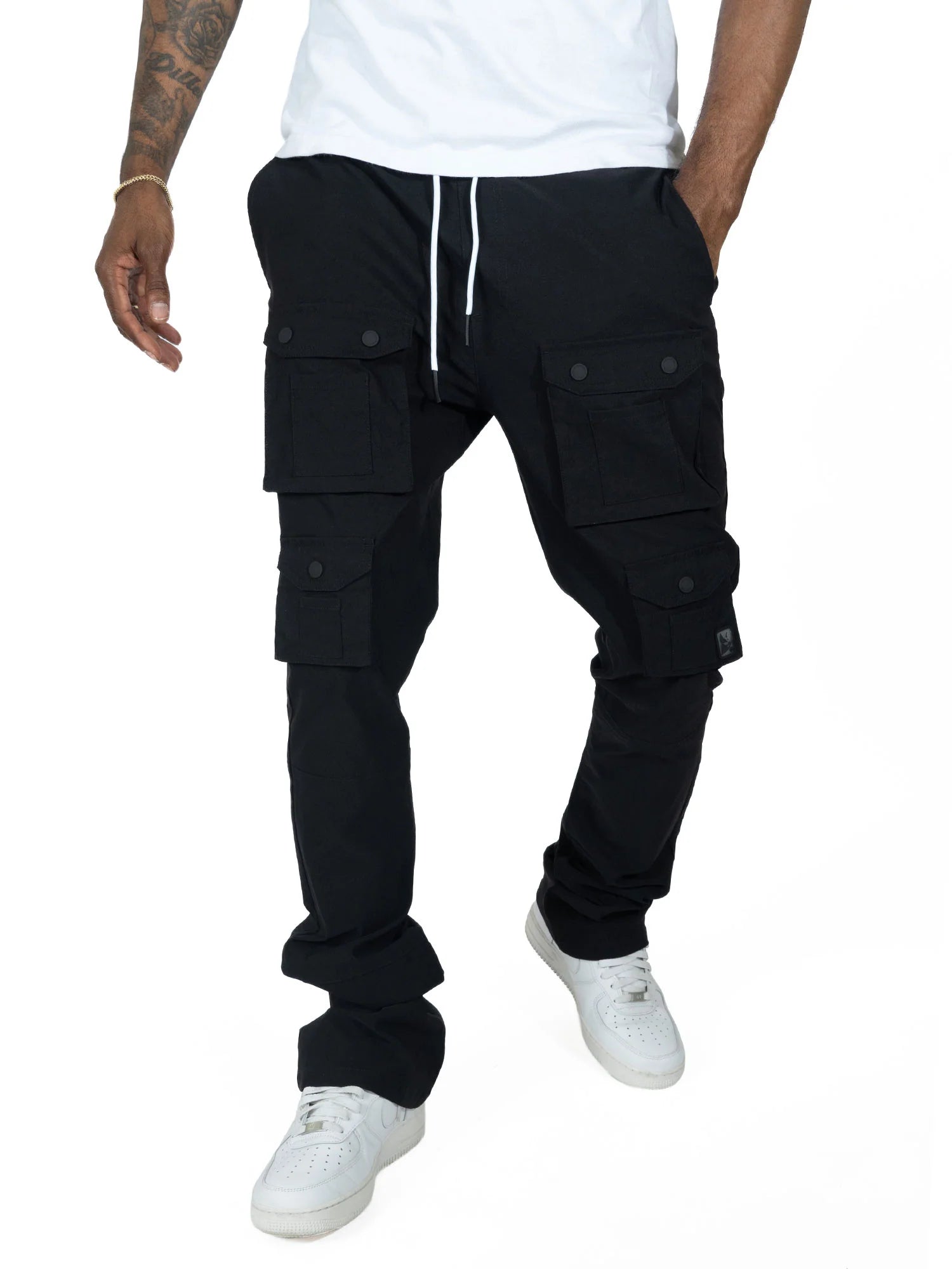 Nylon Stretch Cargo Pants