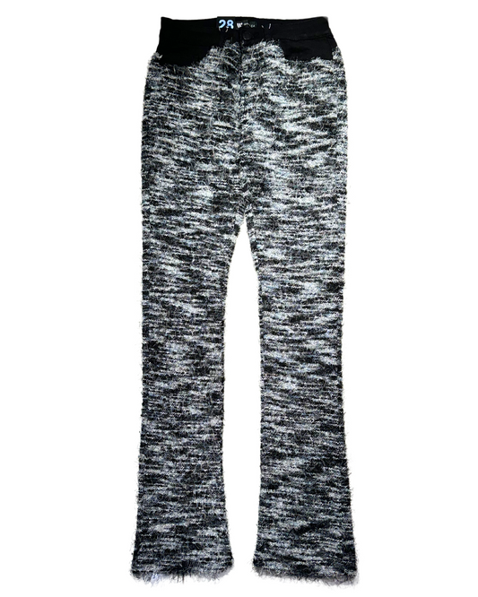 Fuzzy Stacked Jeans 5912