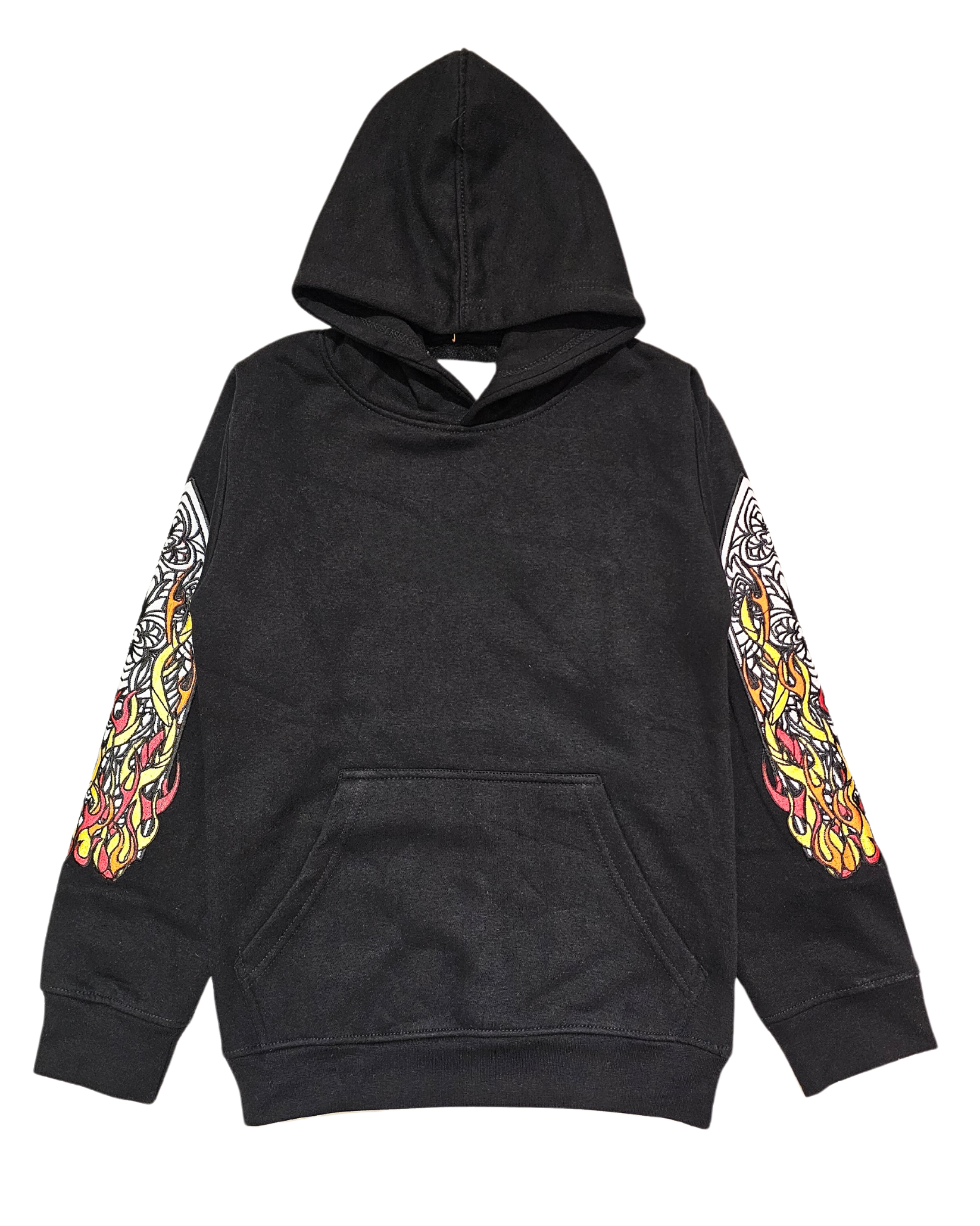 Kids Flamin' Stained Glass Hoodie