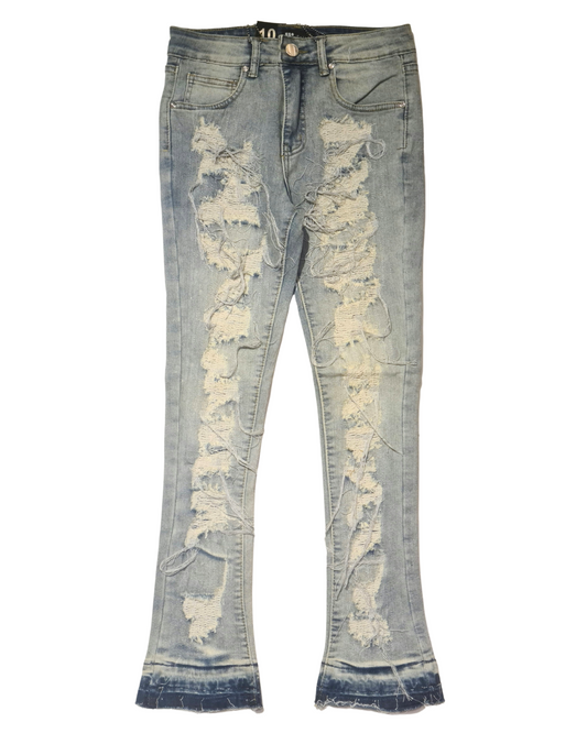 Kids Stacked Jeans 5826