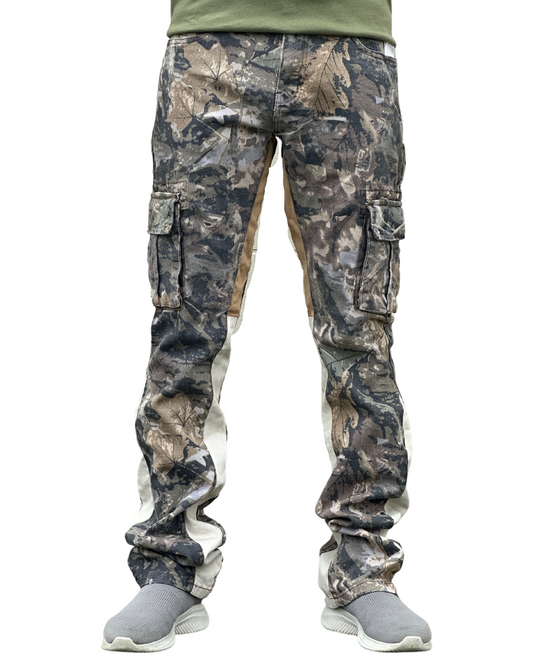 Camo Stacked Jeans 33959A