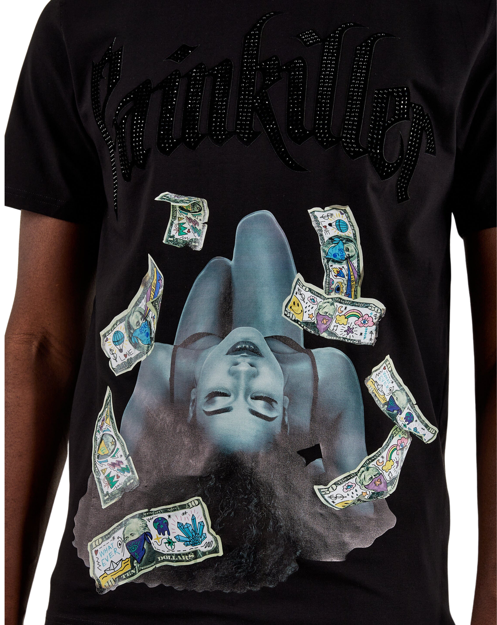 Painkiller With Rhinestones Tee