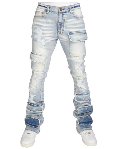 Marcel Super Stacked Cargo Jeans